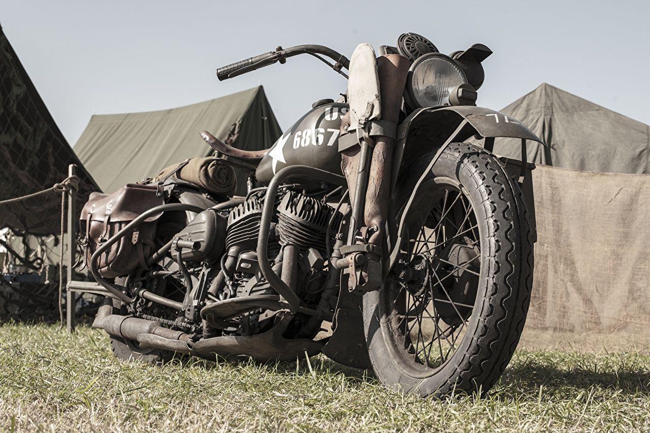 Harley Davidson WLA, Liberator, 1942 Motorcycles Army