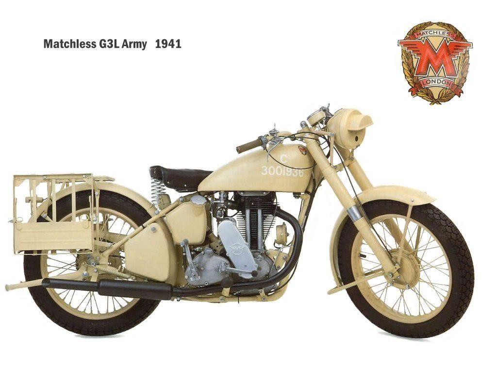Beige + Black Matchless Classic Motorcycles. Cars & Motorcycles