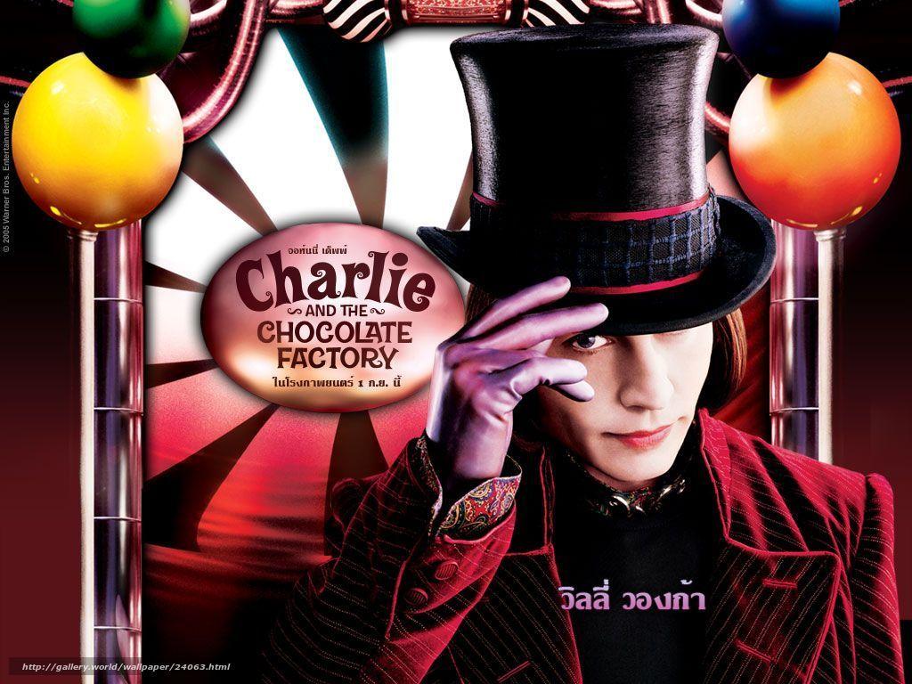 Download wallpaper Чарли и шоколадная фабрика, Charlie and