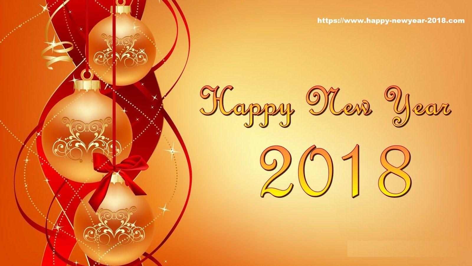 Happy New Year 2018 HD Wallpaper Of Happy New Year