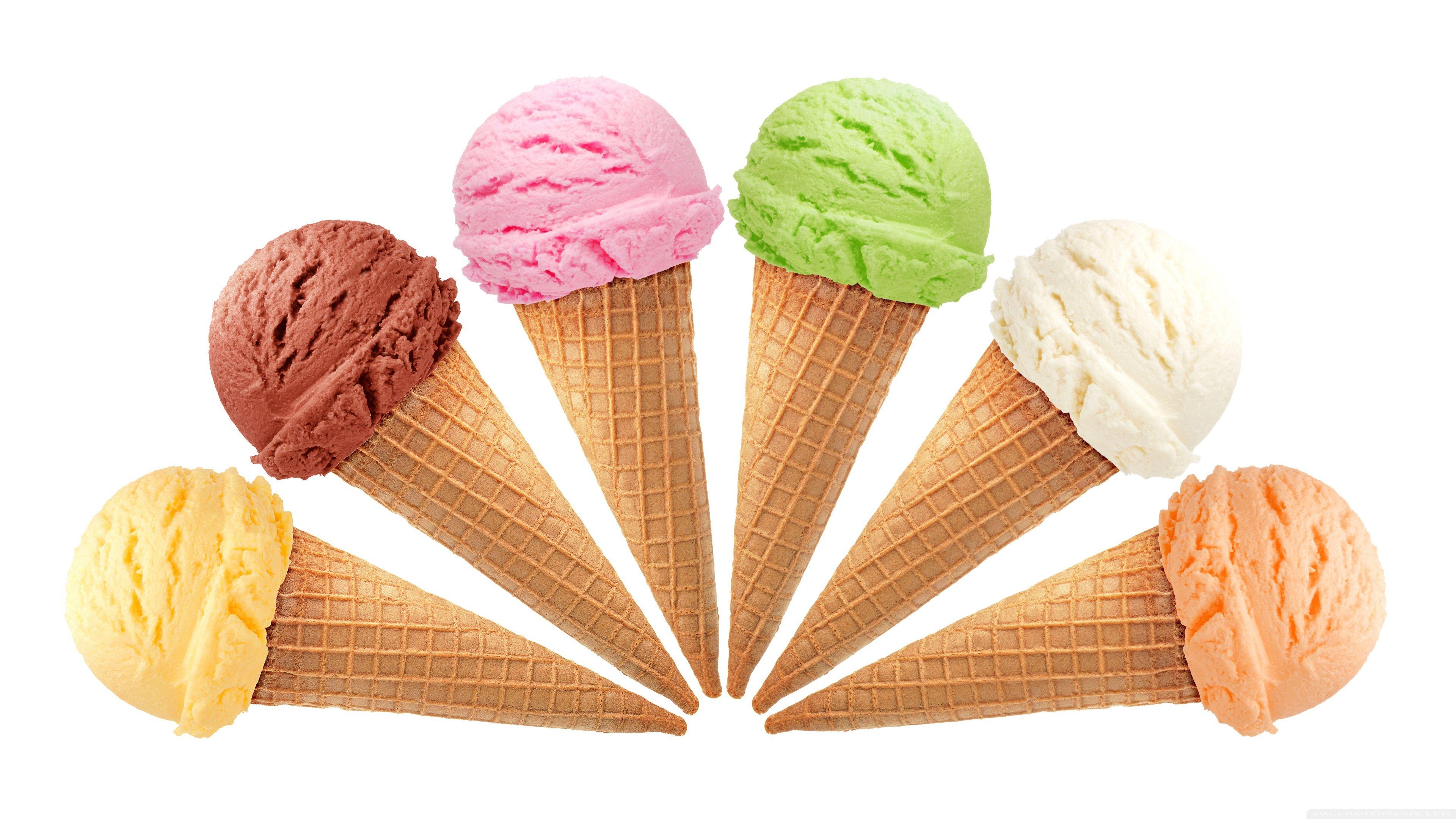 Ice Cream All Flavors ❤ 4K HD Desktop Wallpaper for 4K Ultra HD