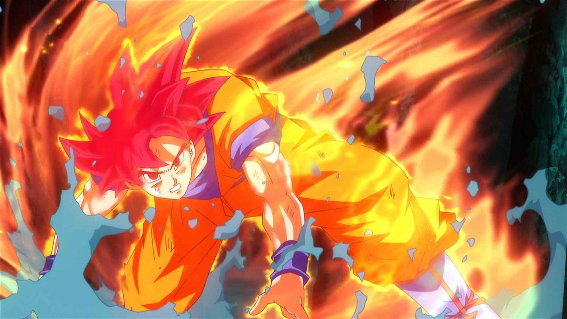 Goku Super Saiyan God Wallpaper HD iPhone
