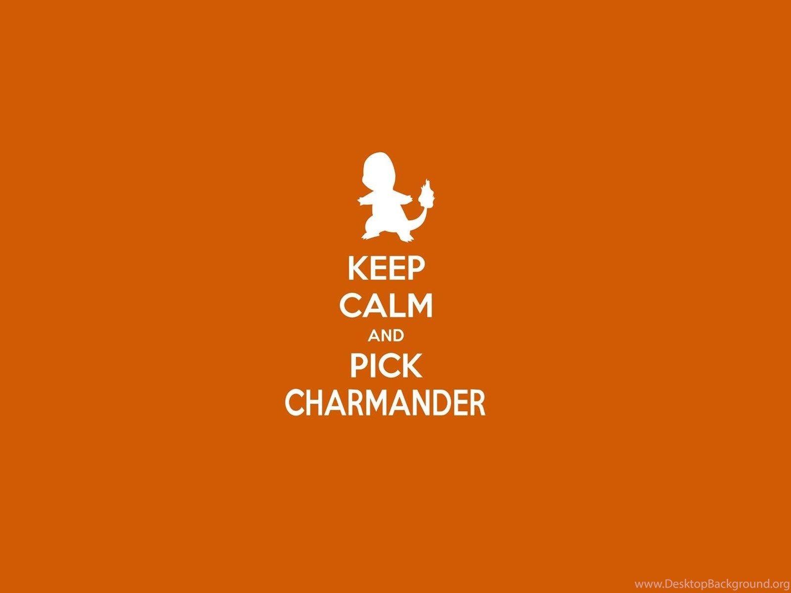 Keep calm orange pokemon charmander HD wallpaper Magic4Walls.com