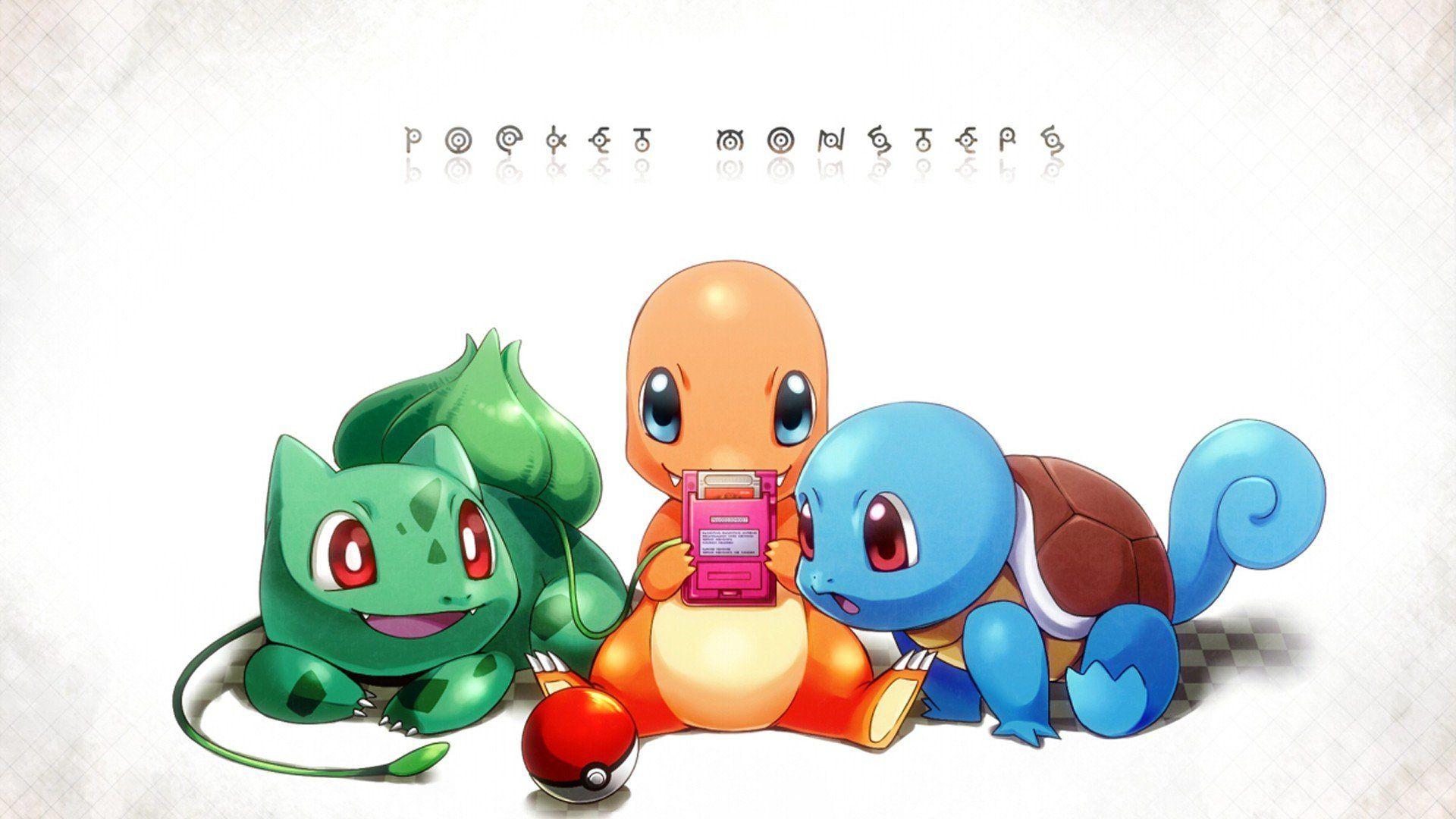 Pokemon, Squirtle, Bulbasaur, Charmander HD Wallpaper / Desktop and Mobile Image & Photo
