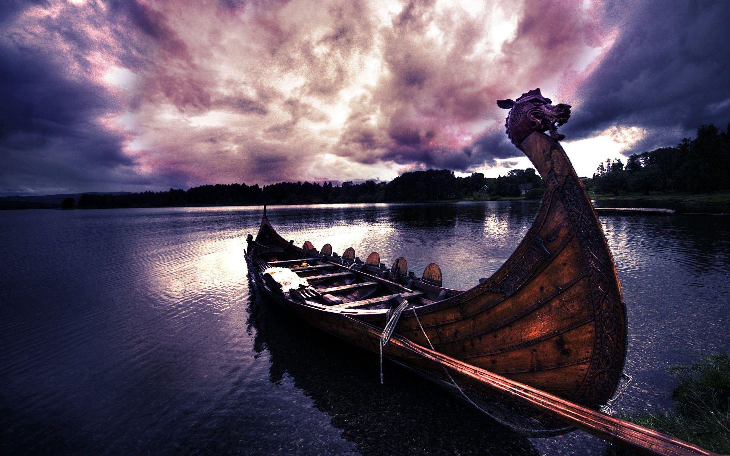 Dragon Canoe Wallpaper