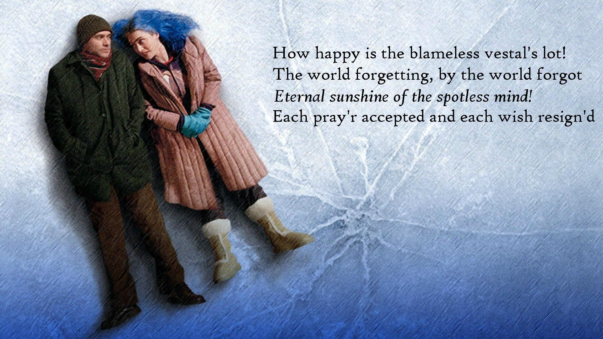 eternal sunshine of the spotless mind quote