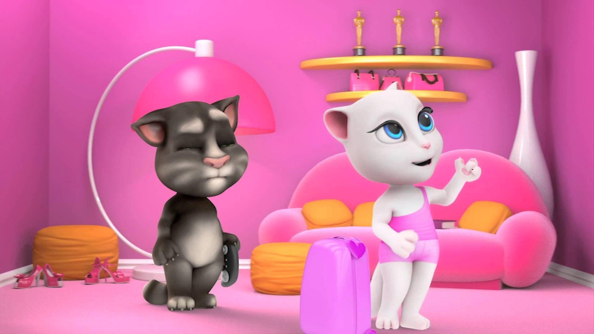 My Talking Tom Vs. My Talking Angela Gameplay Great Makeover