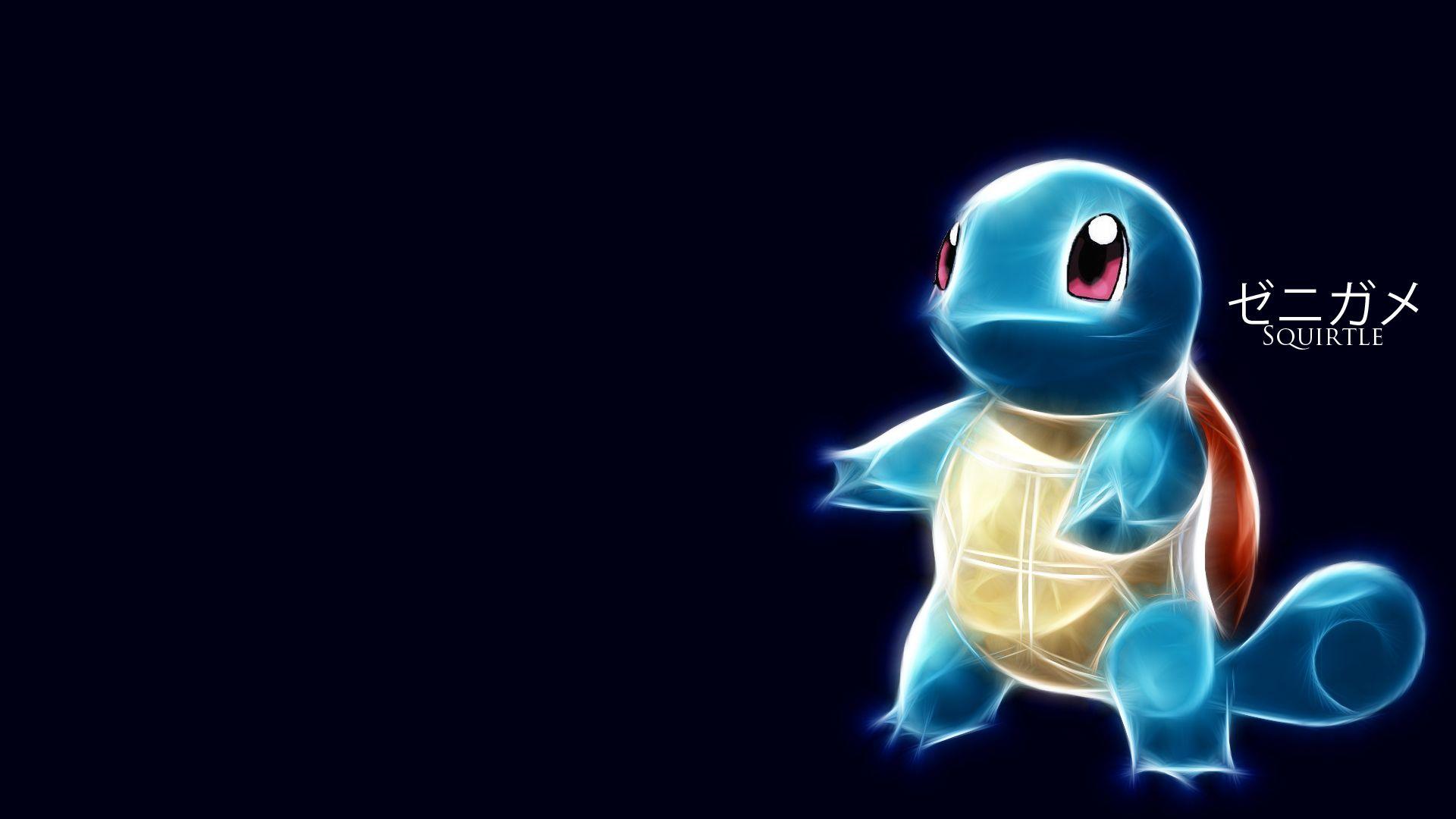 HD wallpaper: background, black, pokemon, squirtle