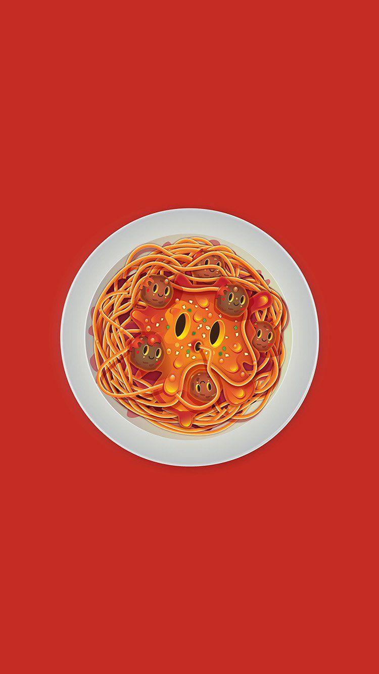 iPhone 6 wallpaper. pasta red chracter
