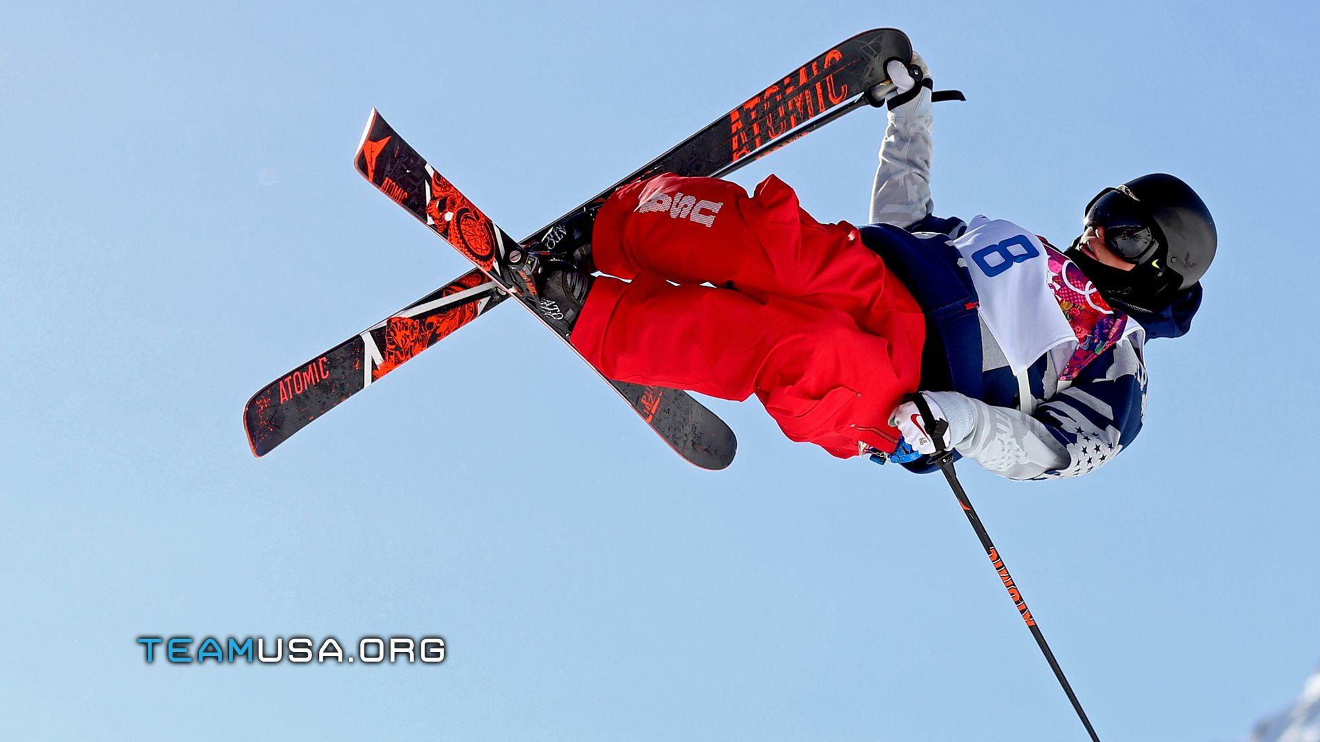 Gus Kenworthy Grab TWSSF. Freestyle Skiing. Gus