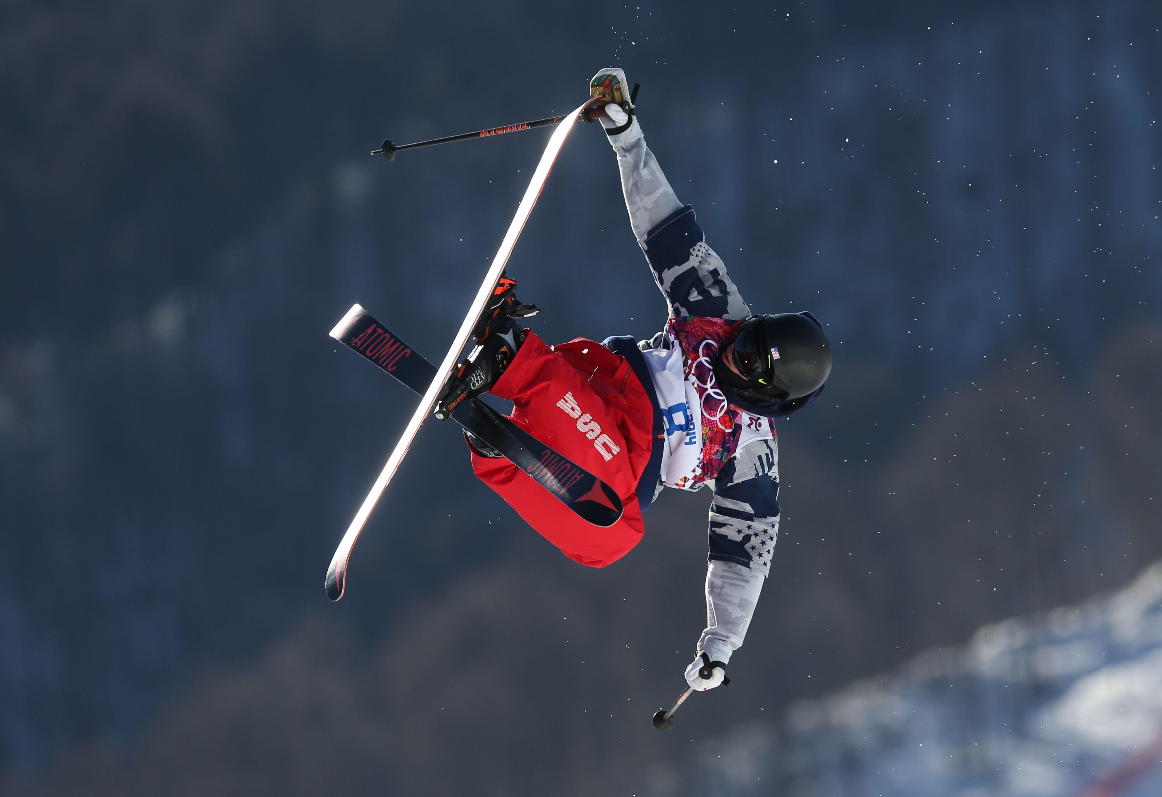 American freestyler Gus Kenworthy winner of the silver medal