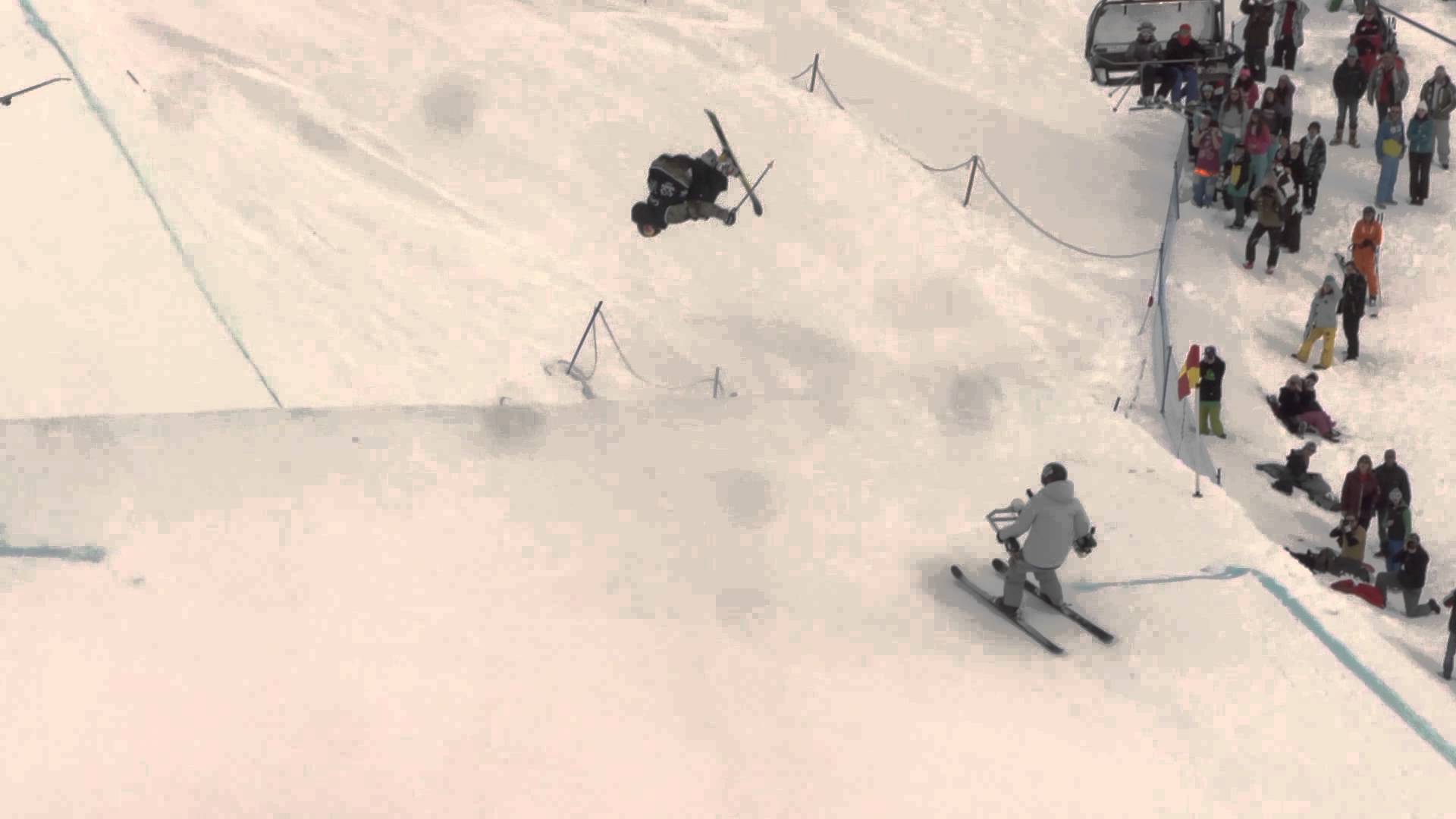 X Games Nick Gopper One Ski Double Cork Landed