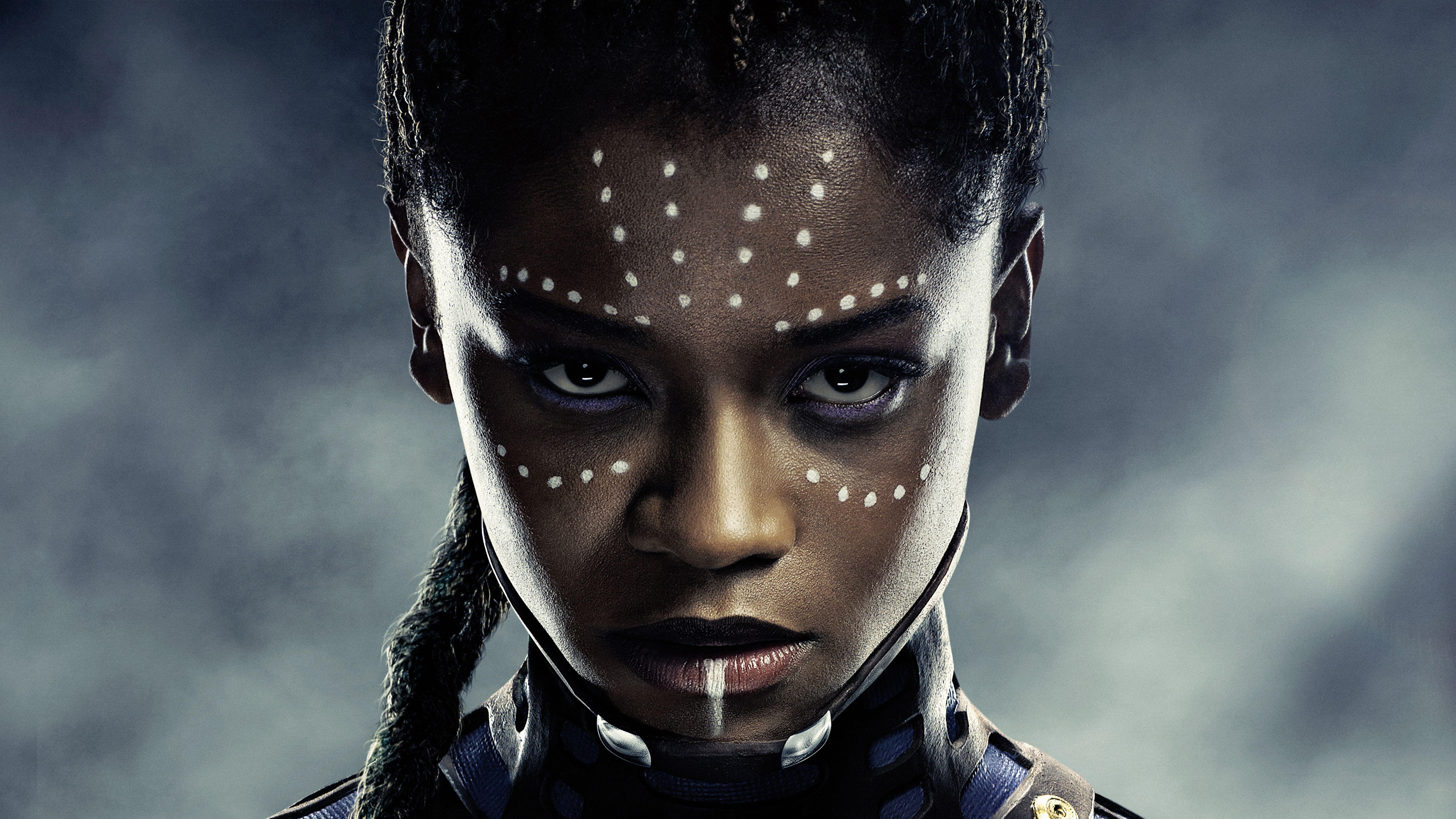 Wallpaper Black Panther, Letitia Wright, Shuri, 4K, Movies