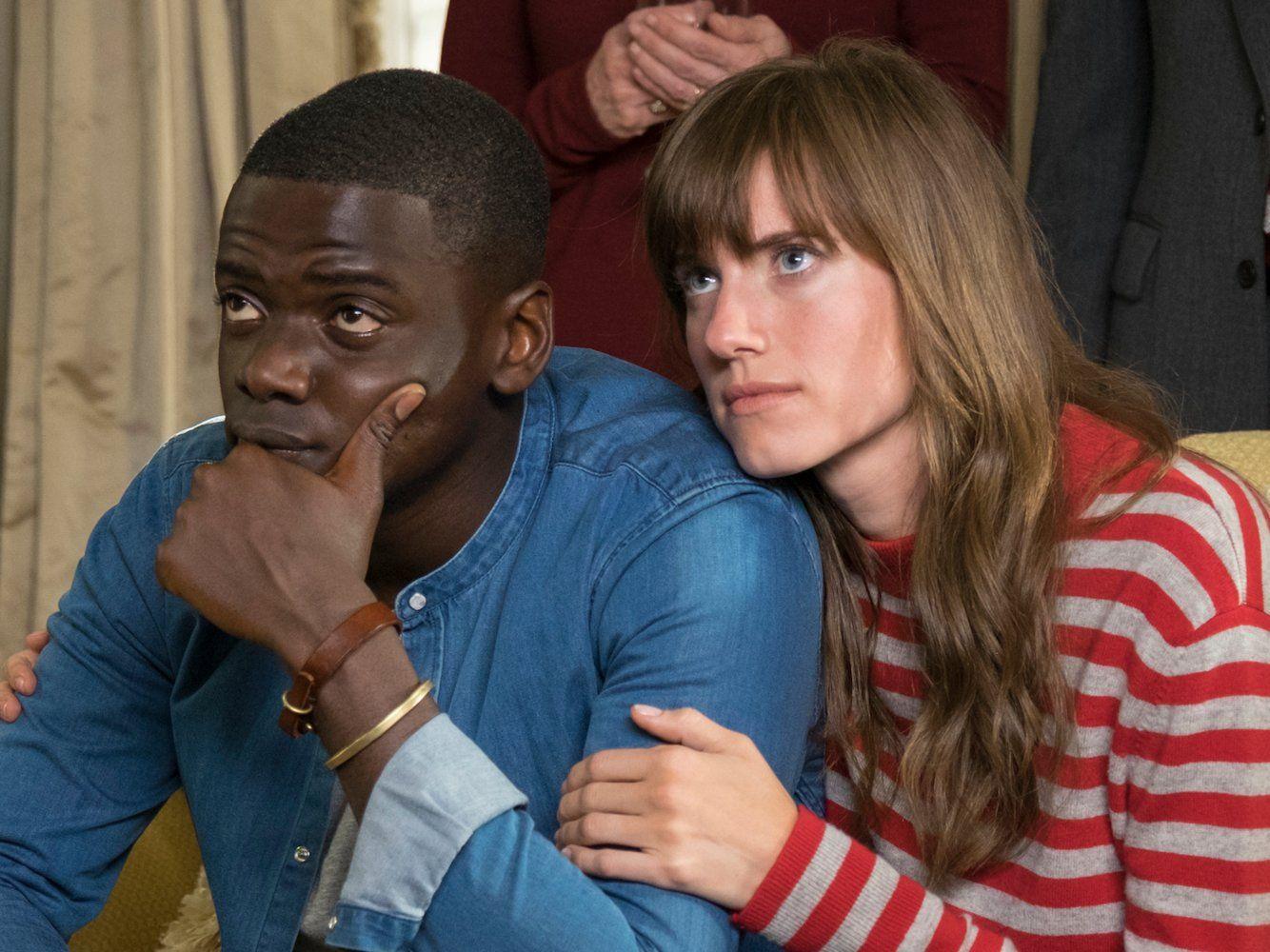 The expressions that Daniel Kaluuya and Allison Williams made when
