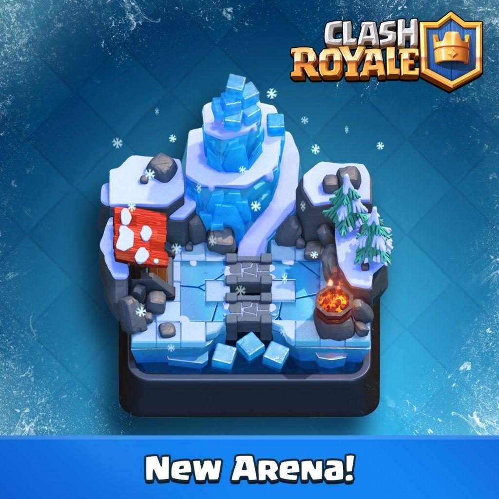Clash Royale July Update Arena: Frozen Peak and 4 New Cards