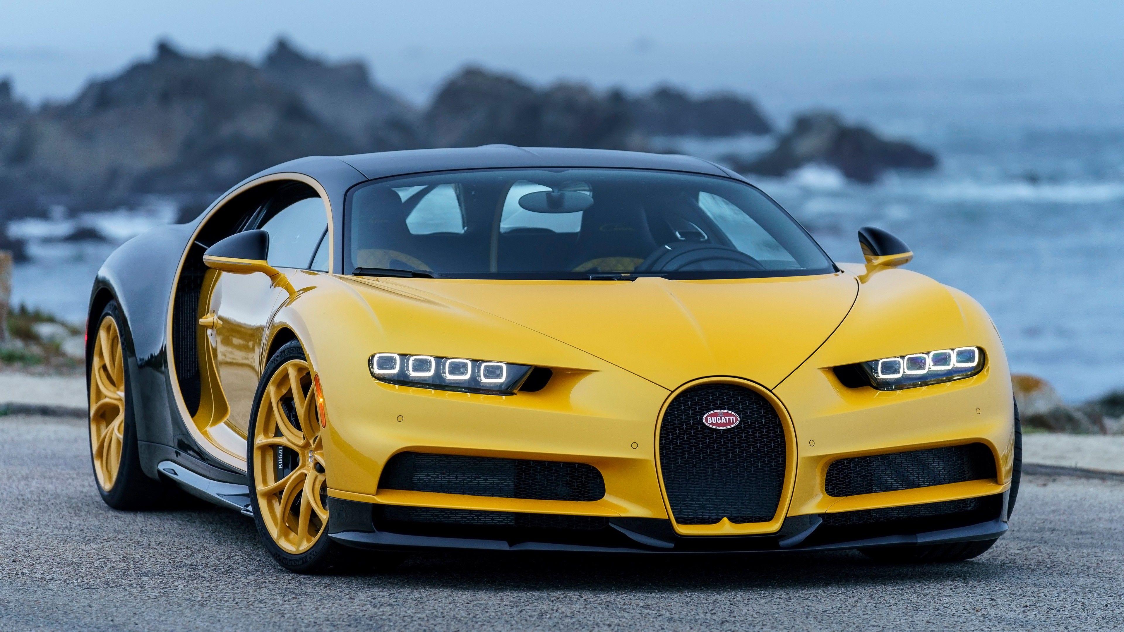 Wallpaper Bugatti Chiron, 4K, Automotive / Cars