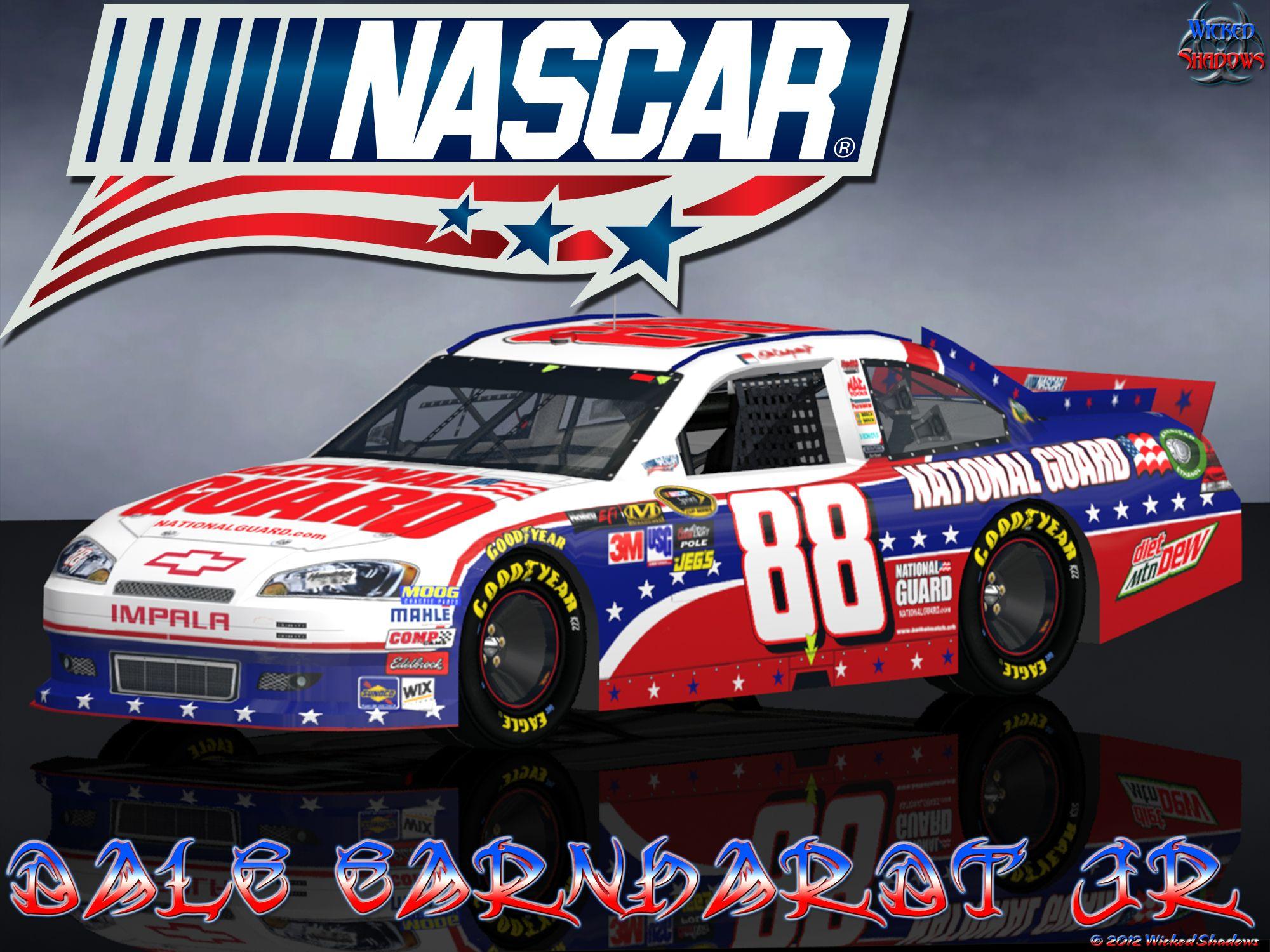 Wallpaper By Wicked Shadows: Dale Earnhardt Jr. Nascar Unites