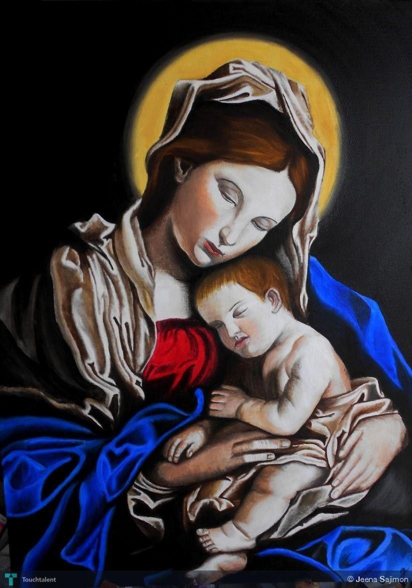 Mother Mary And Baby Jesus. Touchtalent Everything Creative
