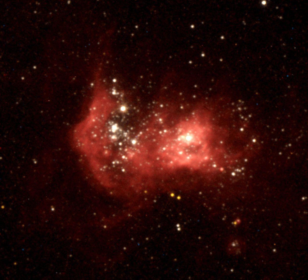 Star Forming Region In Galaxy NGC 2366