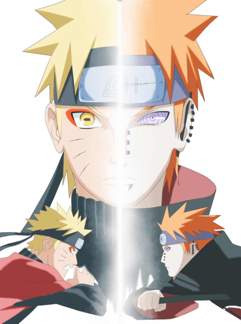 Naruto Vs Pain Motion Wallpaper