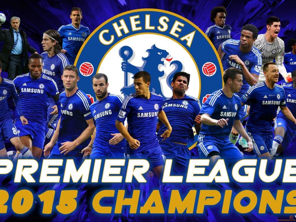 Chelsea FC 2014 2015 Barclays Premier League Champions Wallpaper