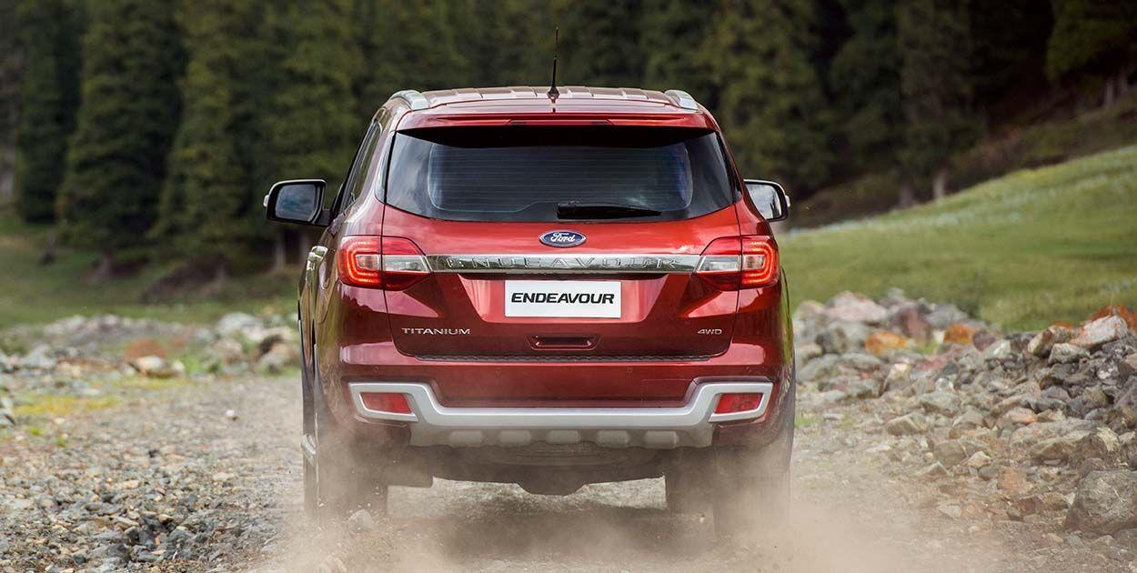 Ford Endeavour Rear High Resolution Picture. New Car News