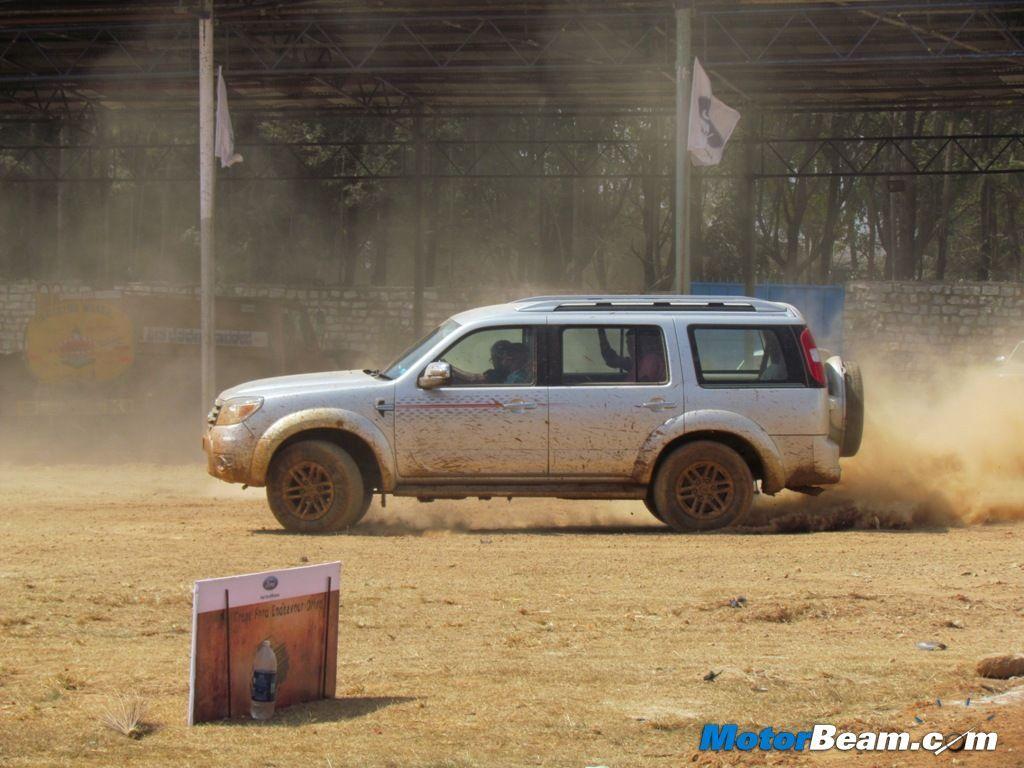 Ford Endeavour Flaunts Its Off Road Skills In Bangalore