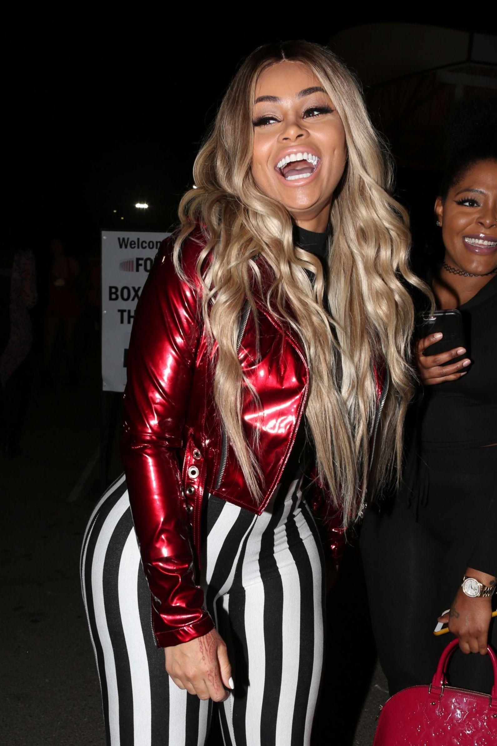 Blac Chyna Arrives At The Rihannas Concert In Inglewood 10