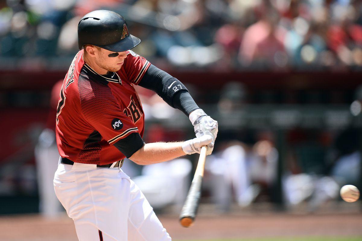 Brandon Drury is a player and he swings a lot the Box Score
