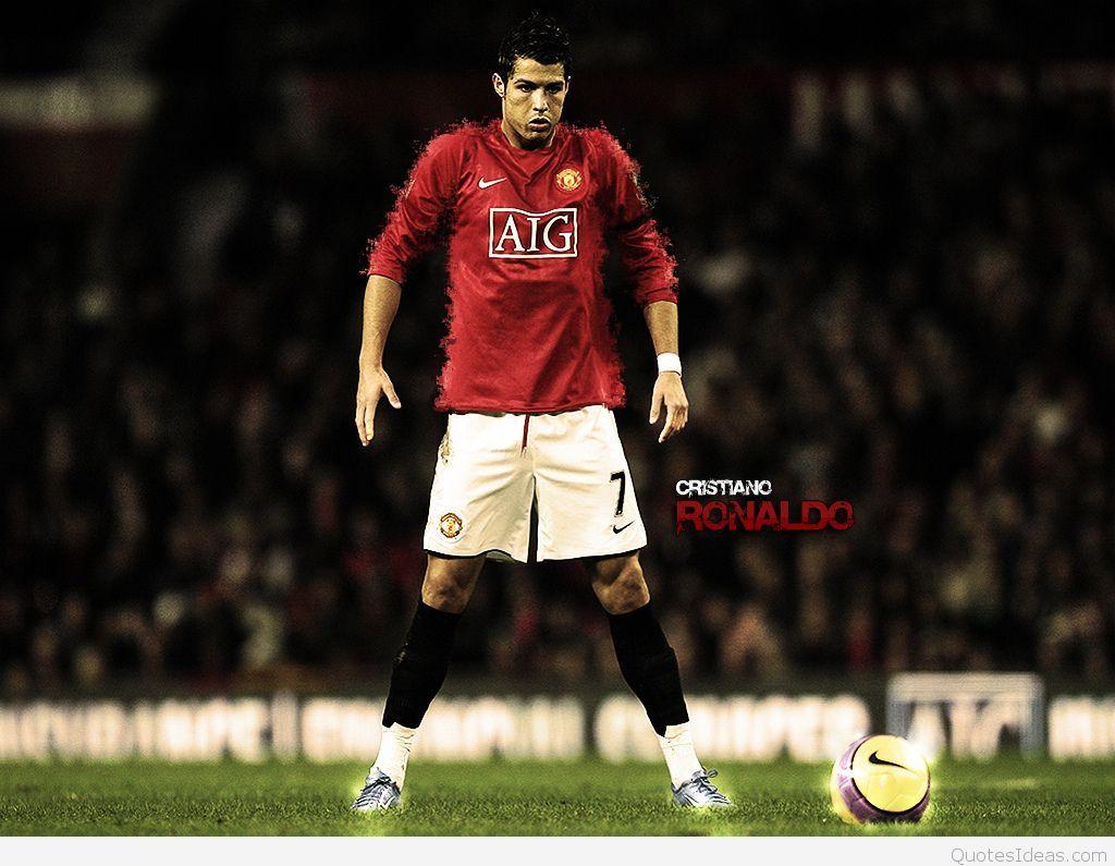 Inspirational Cristiano Ronaldo Background Quotes Image