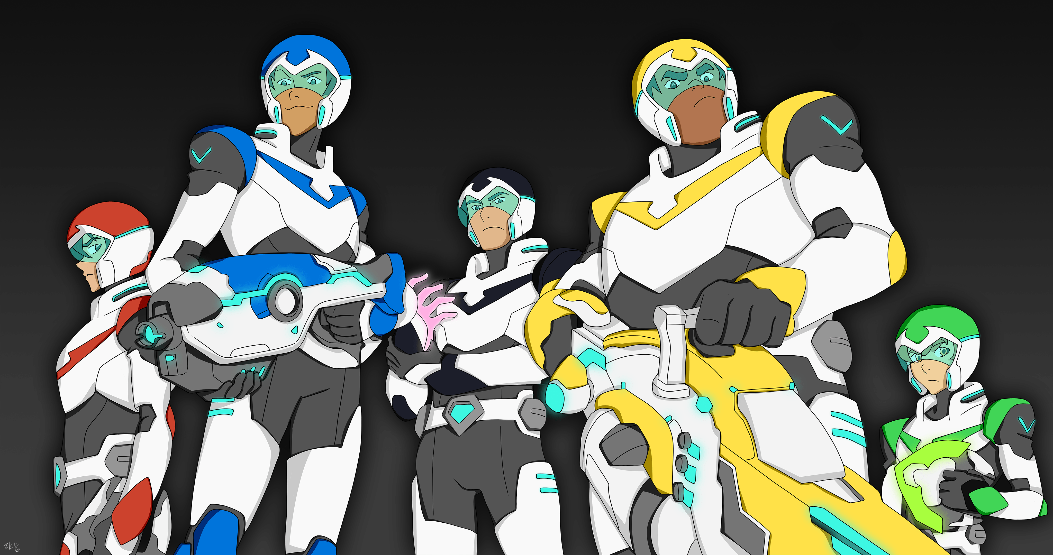 Voltron Force Assembled, 4k Wallpaper done