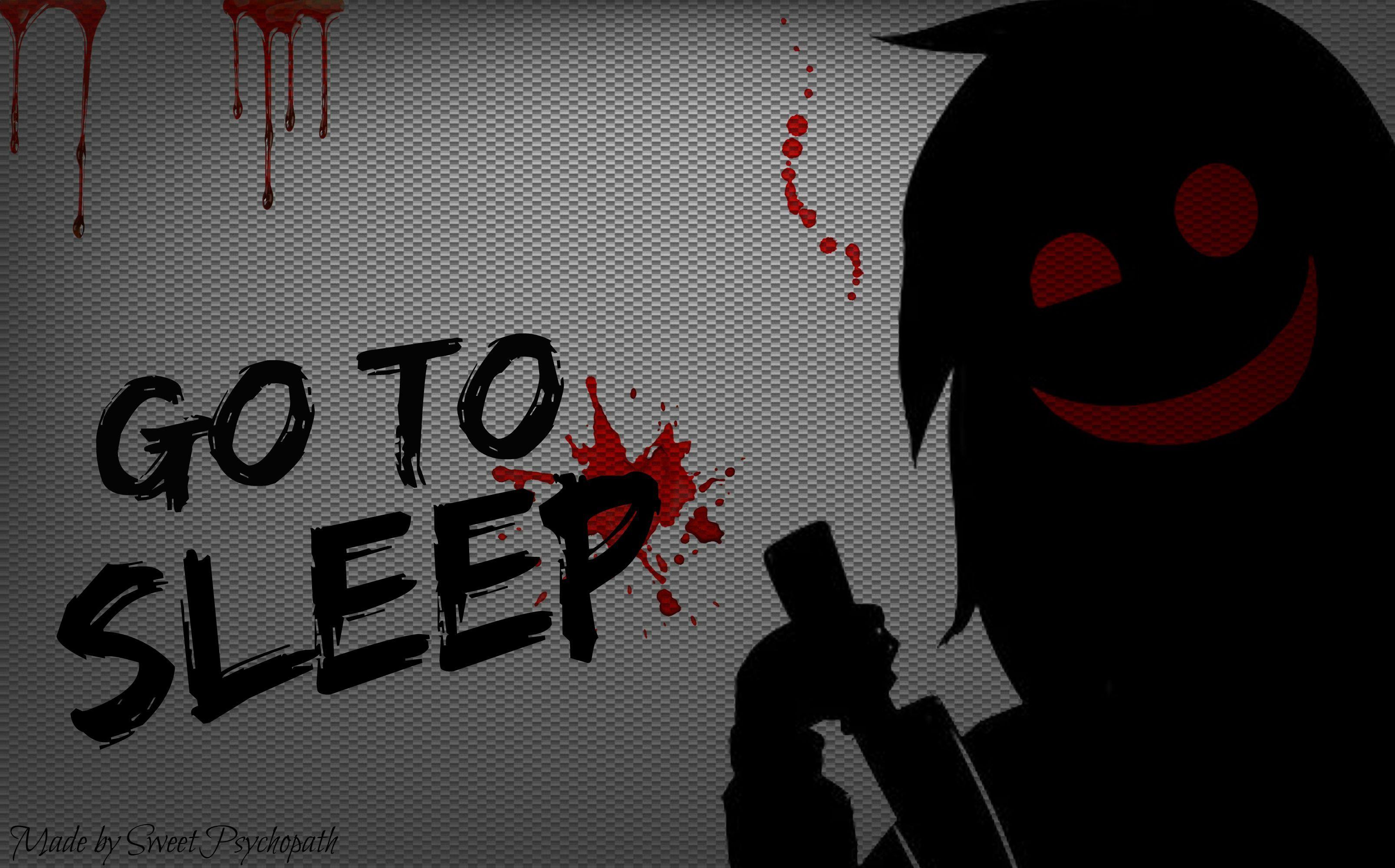 Jeff The Killer: Go To Sleep (Wallpaper)