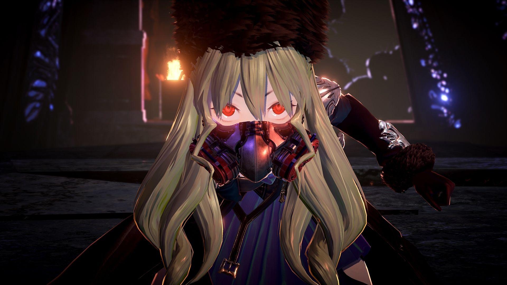 Awesome Code Vein Girl Mask Character Game 1920x1080 wallpaper