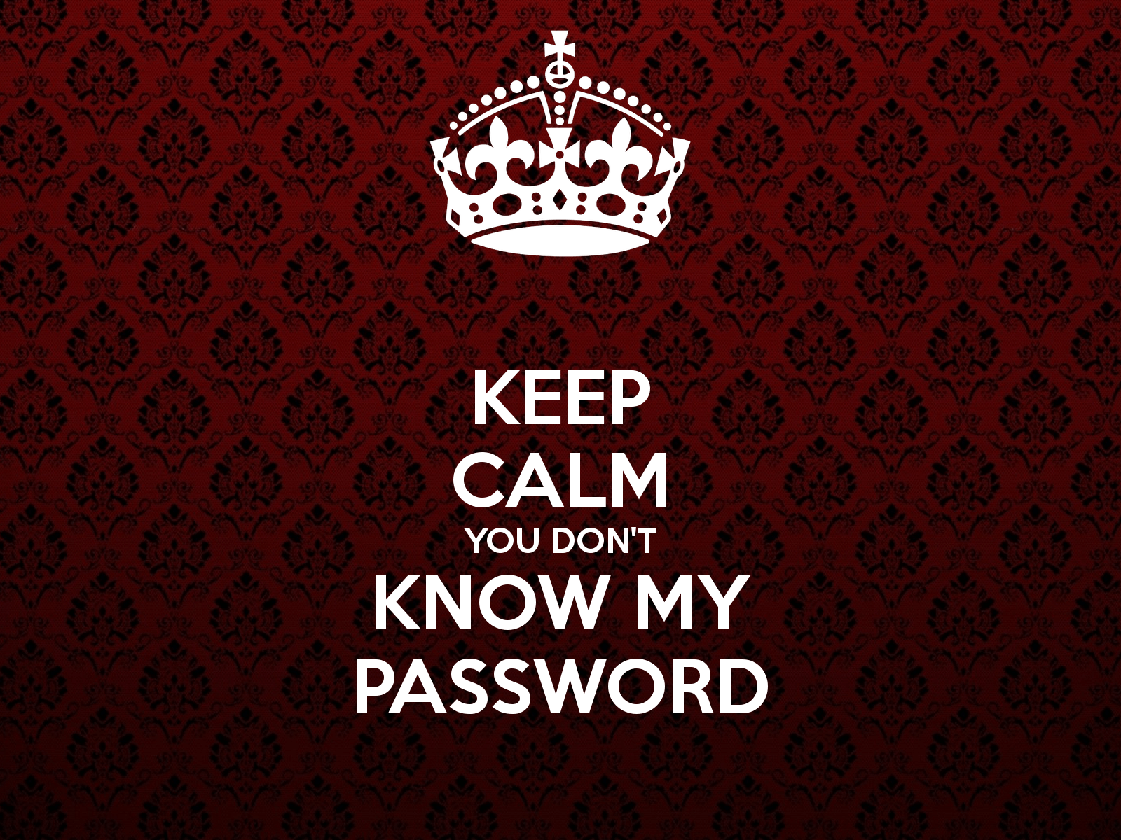 Perfect Haha You Don T Know My Password Wallpapers