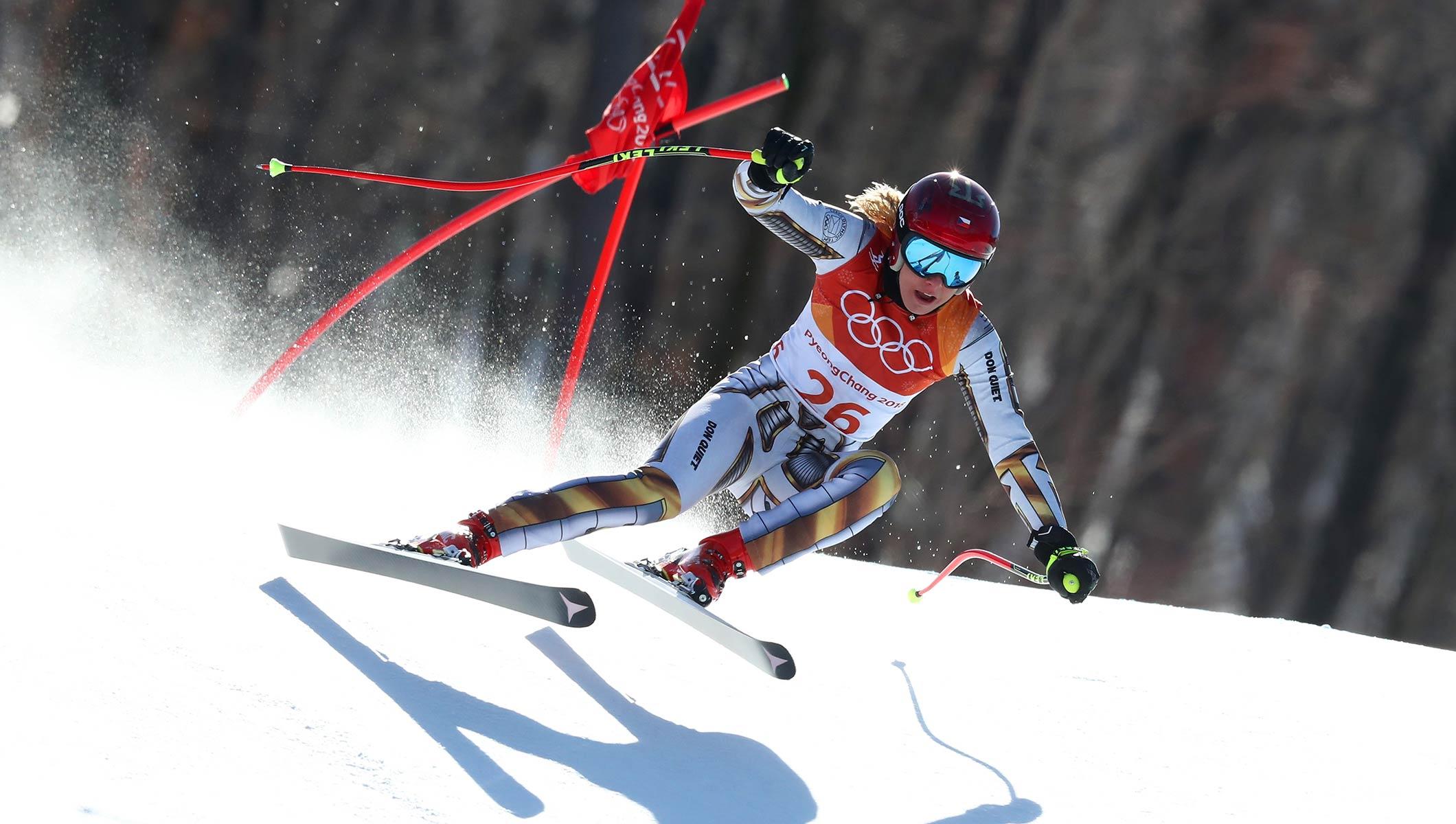 Huge Shock As Ledecka Wins Super G