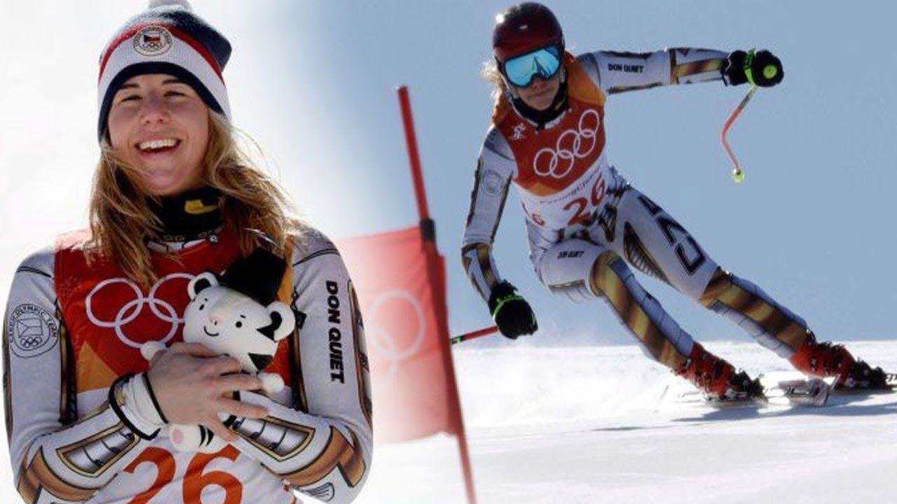 Winter Olympics 2018. Ester Ledecka Takes Gold on Borrowed Gold