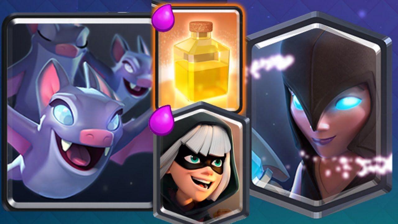 NIGHT WITCH, BATS, HEAL & BANDIT GAMEPLAY. PLAYING WITH NEW CLASH