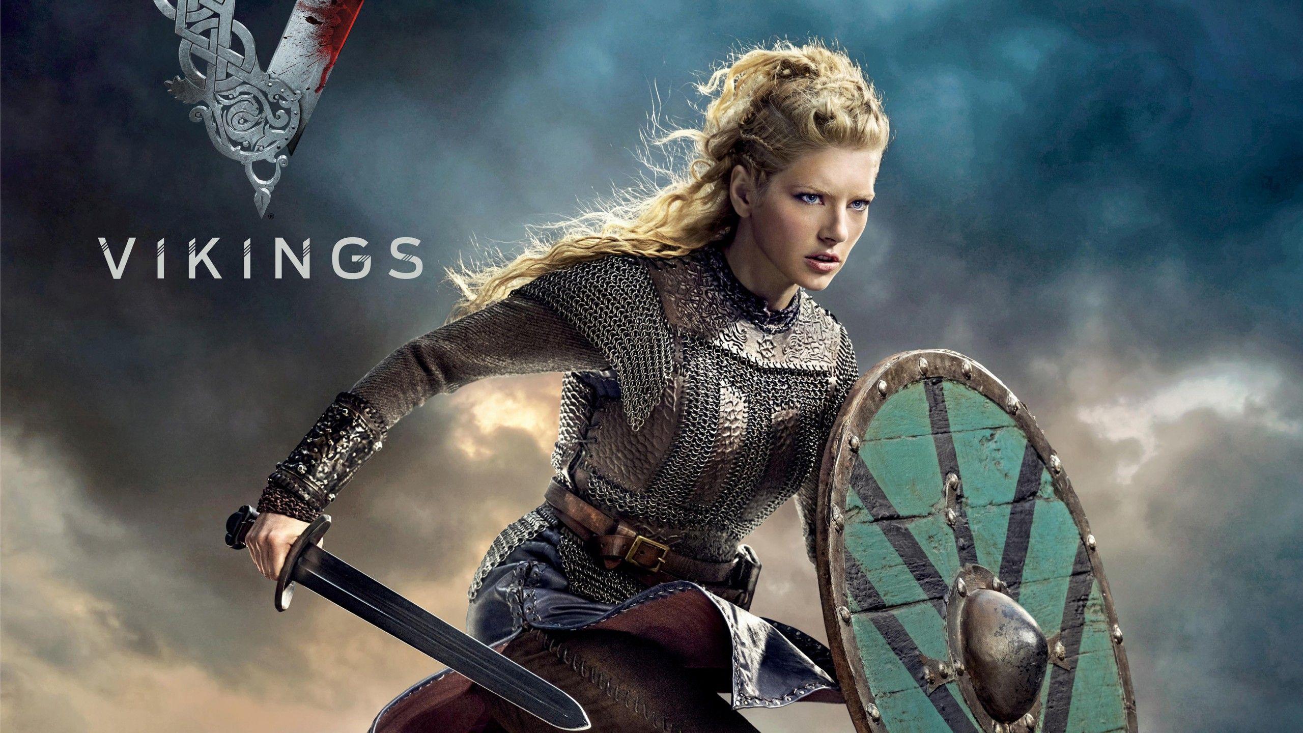 Wallpaper Vikings, Katheryn Winnick, Lagertha, HD, TV Series