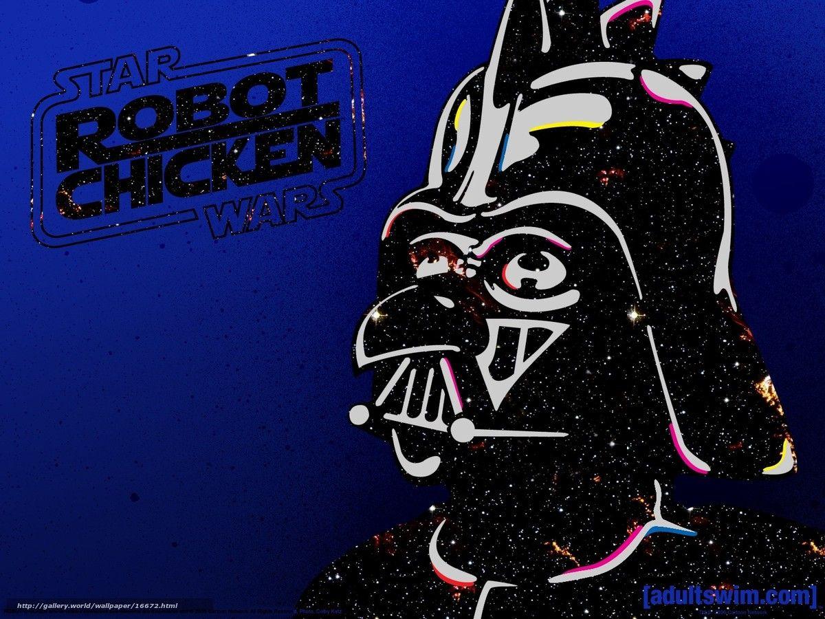 Download wallpaper Робоцып: Звездные войны, Robot Chicken: Star