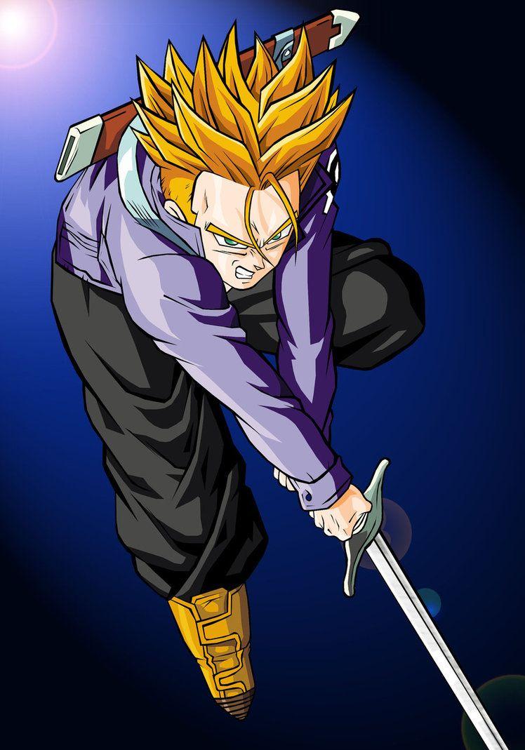 Trunks, dragon ball, saiyan, HD phone wallpaper