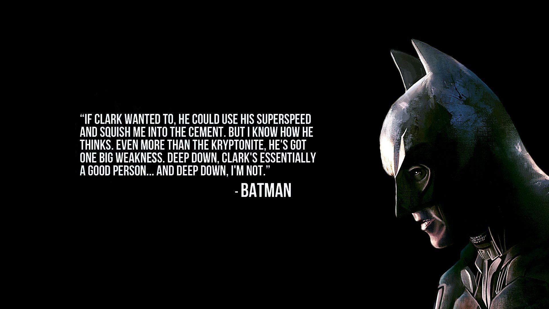 Batman Quotes Wallpapers - Wallpaper Cave