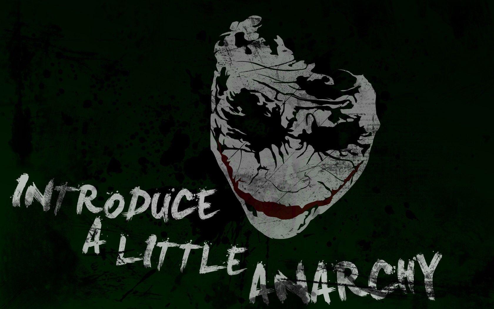 batman quotes the joker typography anarchy paint splatter
