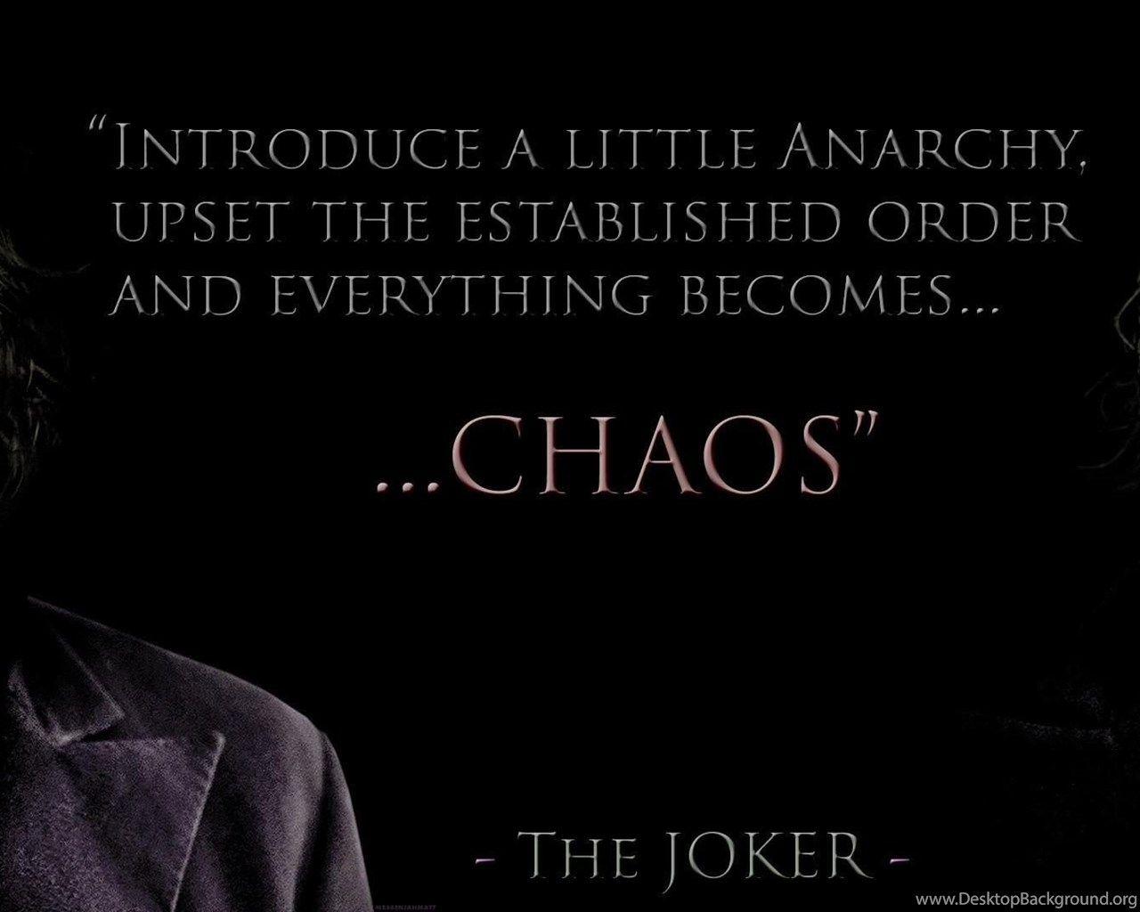 Quotes The Joker Batman Dark Knight Wallpaper Desktop Background