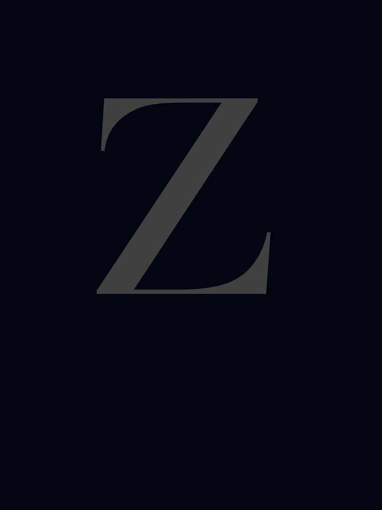 Letter Z Wallpaper. An alphabetic character from rendered w