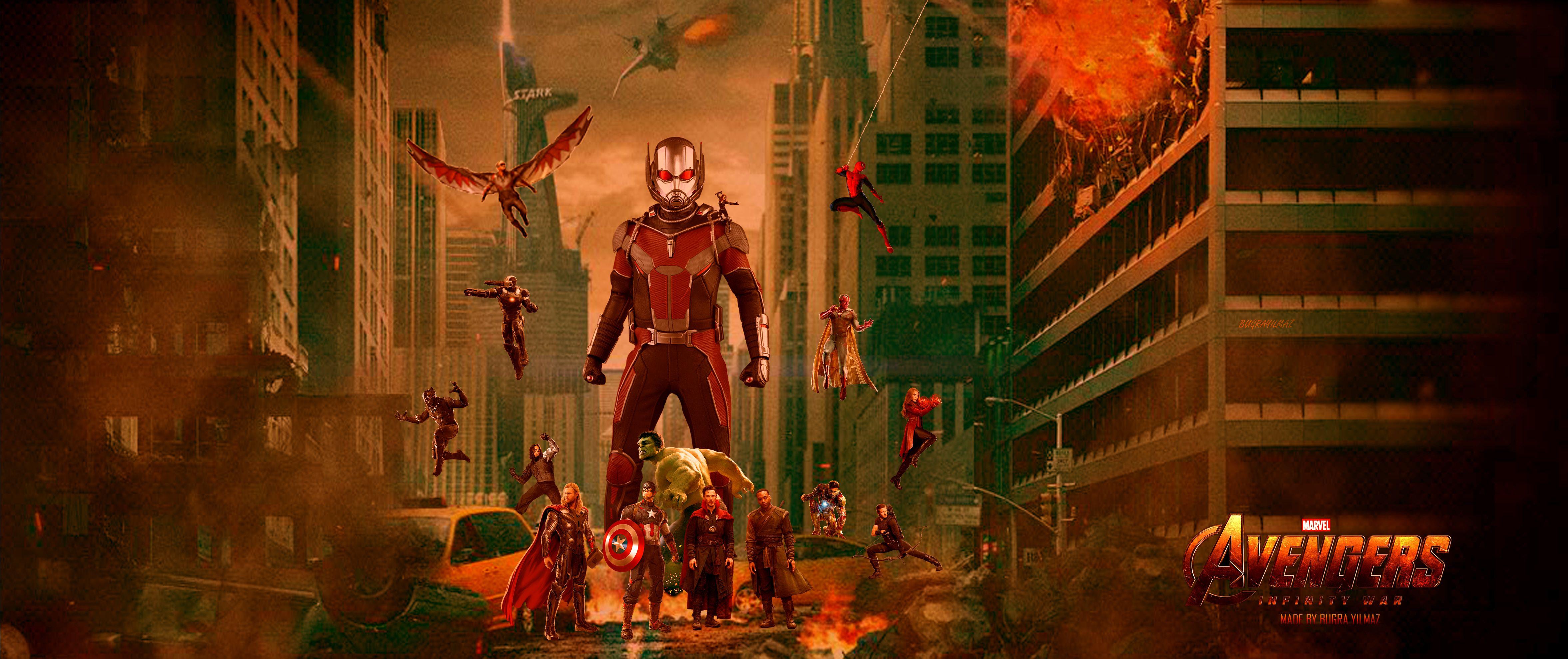 Avengers Infinity War Fan Art, HD 4K Wallpaper