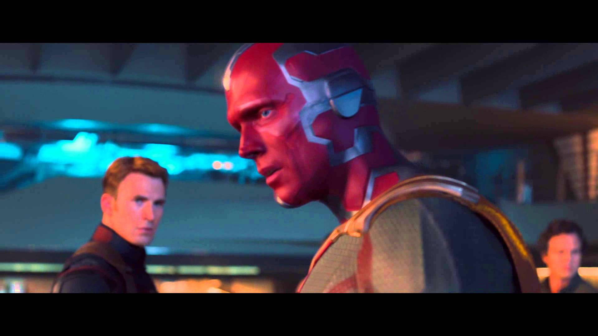 Vision Lifts Hammer Clip's Avengers: Age of Ultron