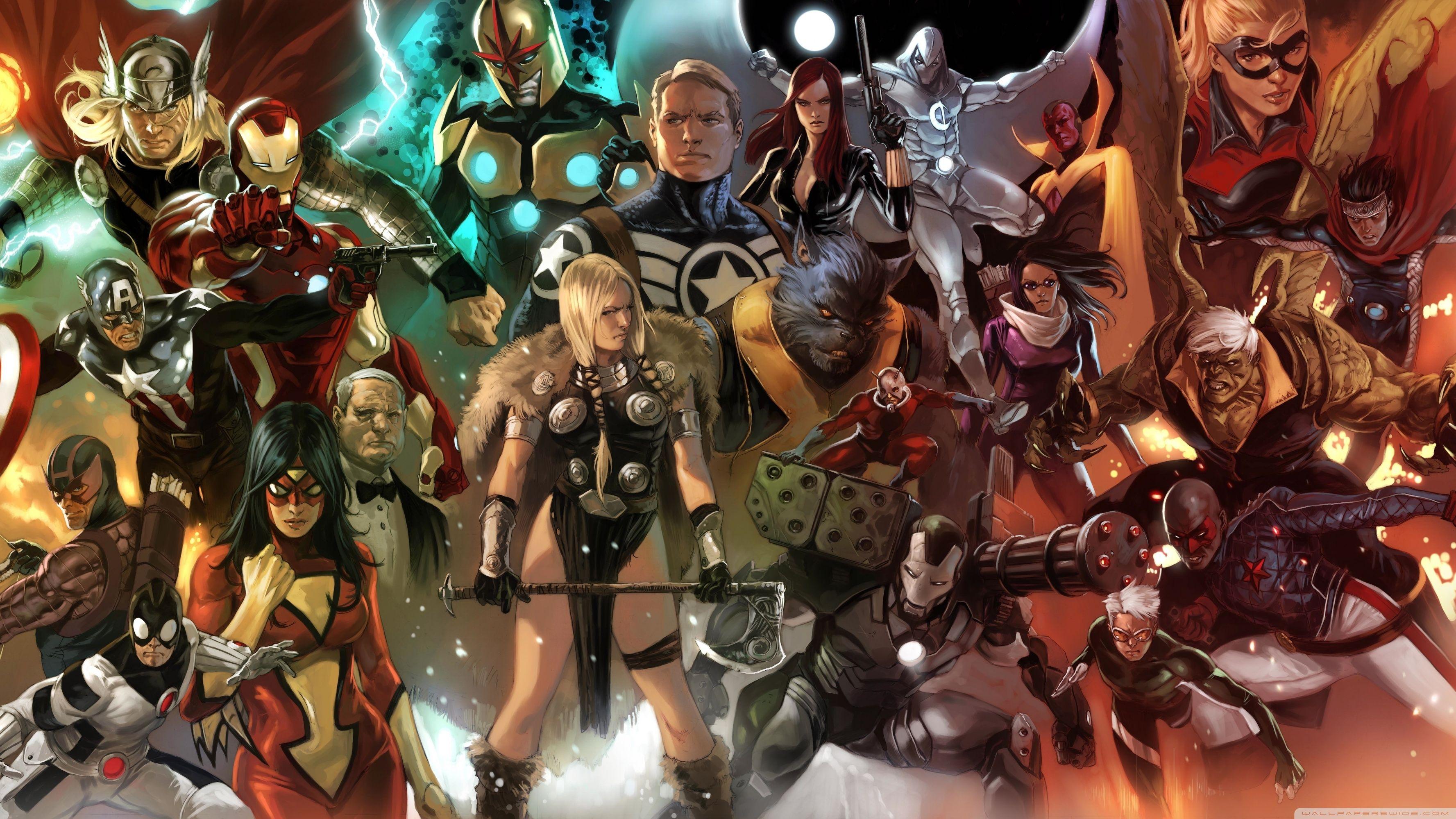 Marvel Comics Characters ❤ 4K HD Desktop Wallpapers for • Dual