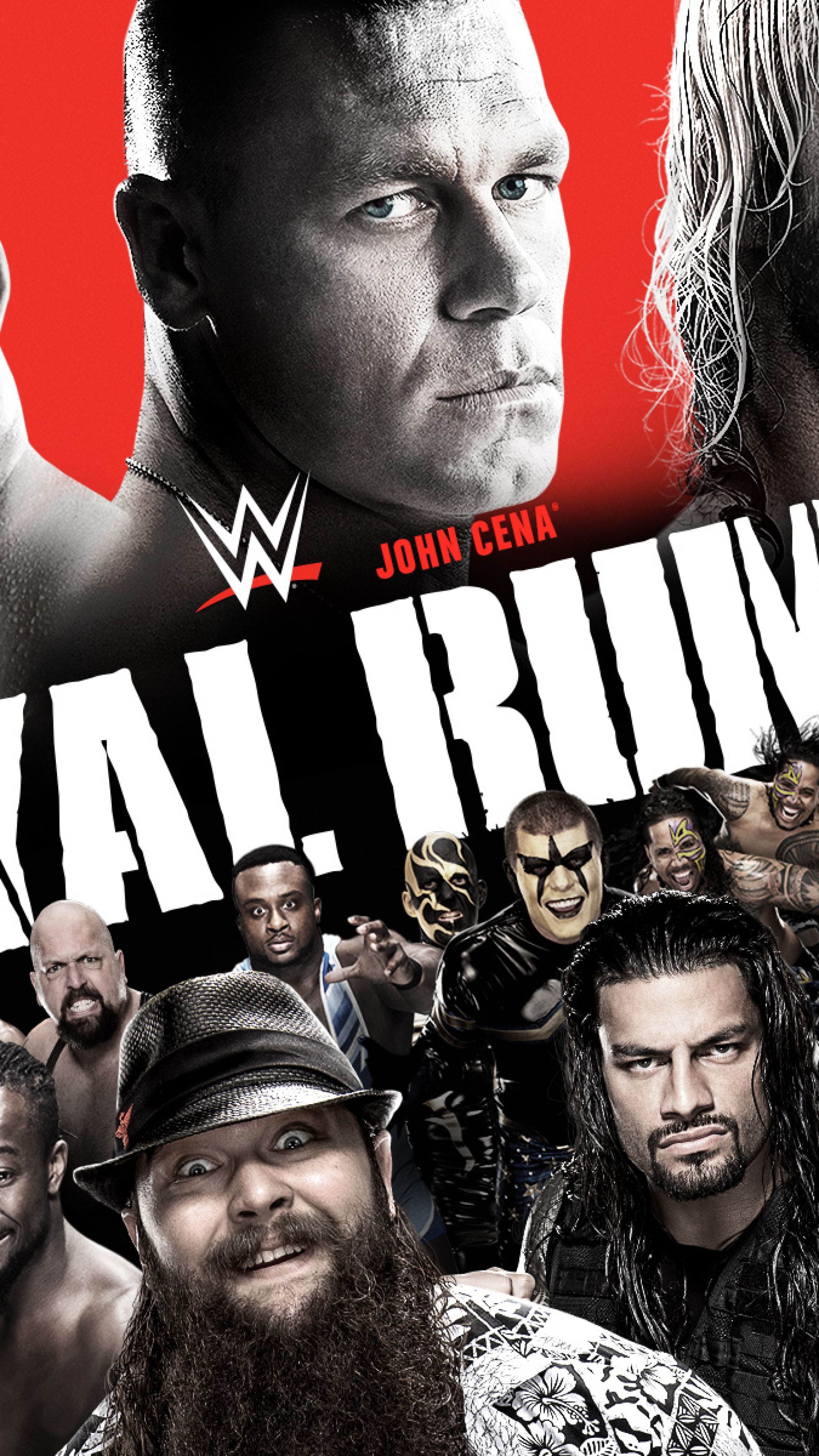 Download Wallpaper 2160x3840 Wwe, Elimination chamber, 2015, Block