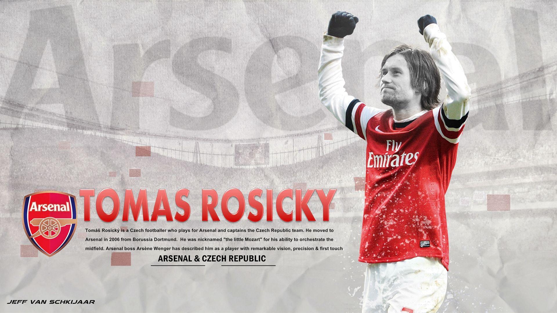 Tomas Rosicky Arsenal Wallpaper HD 2014. Football Wallpaper HD