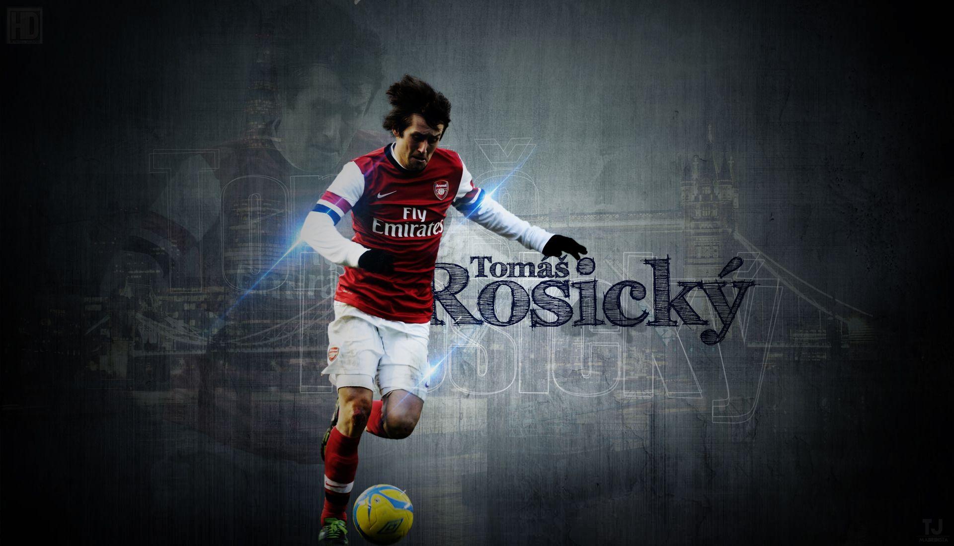 Tomas Rosicky. HD Football Wallpaper